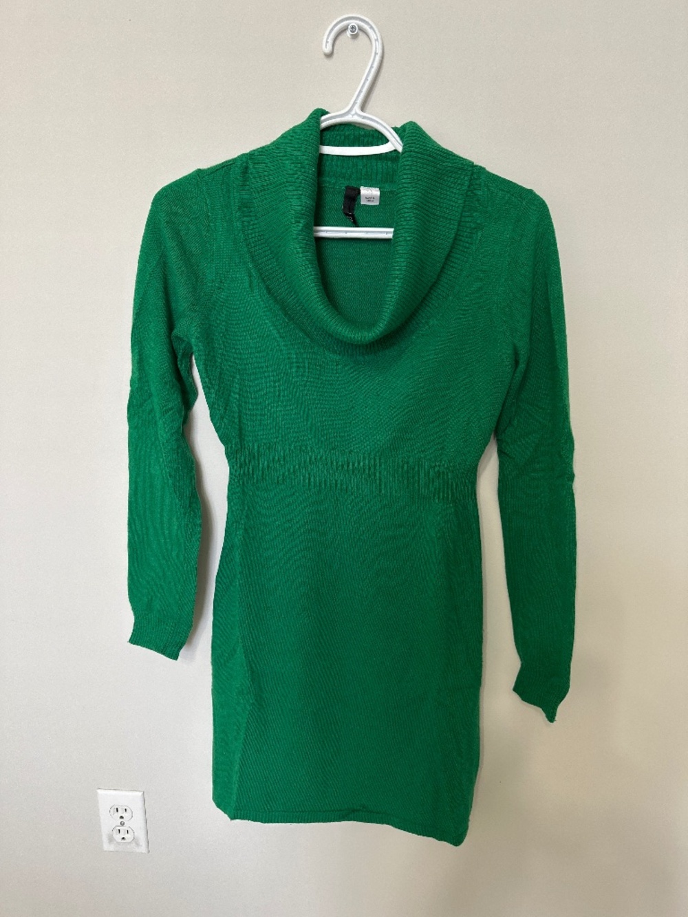Green winter Dress